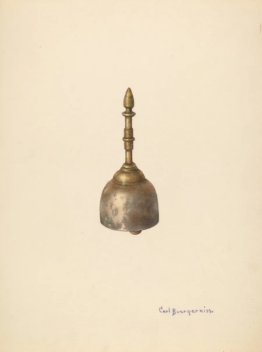Bronze Bell for the Dining Room by Carl Buergerniss