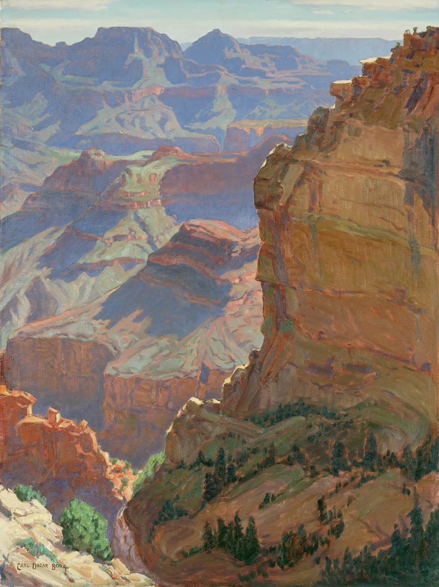 Grand Canyon by Carl Oscar Borg, born Grinstad, Sweden 1879-died Santa Barbara, CA 1947