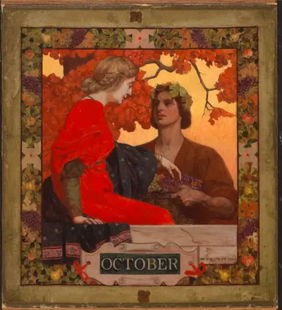 October (cover illustration for Harper's Magazine)