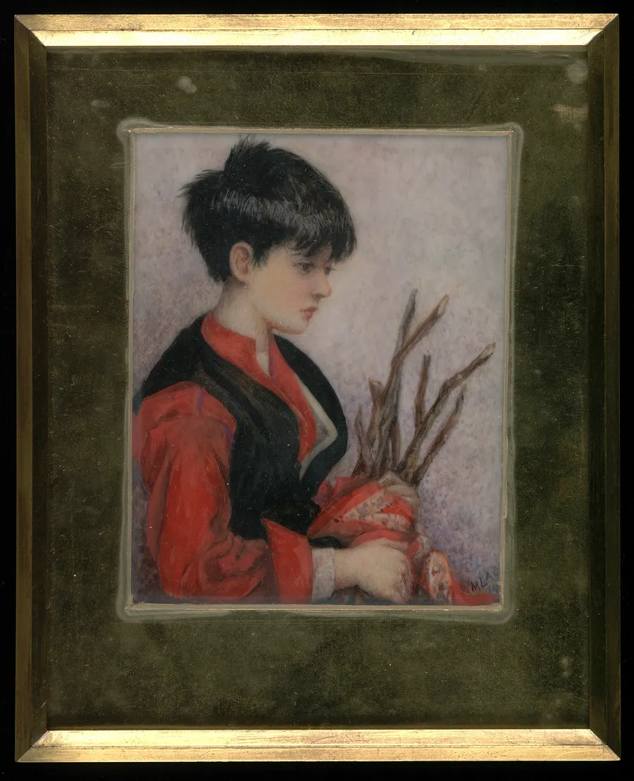 Boy in Peasant Costume by Mary Louisa Adams Clement, born Newbury, MA 1882-died Warrenton, VA 1950