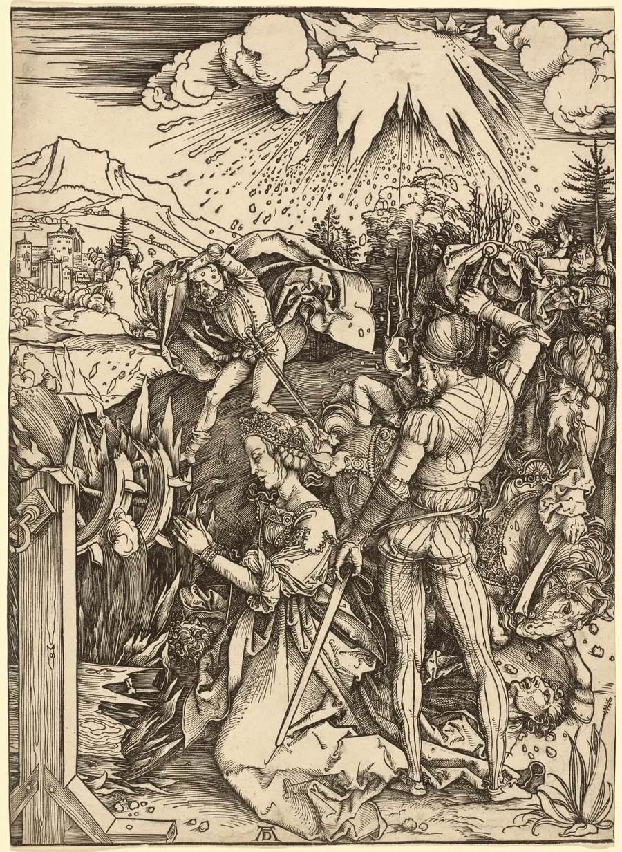 The Martyrdom of Saint Catherine by Albrecht Dürer