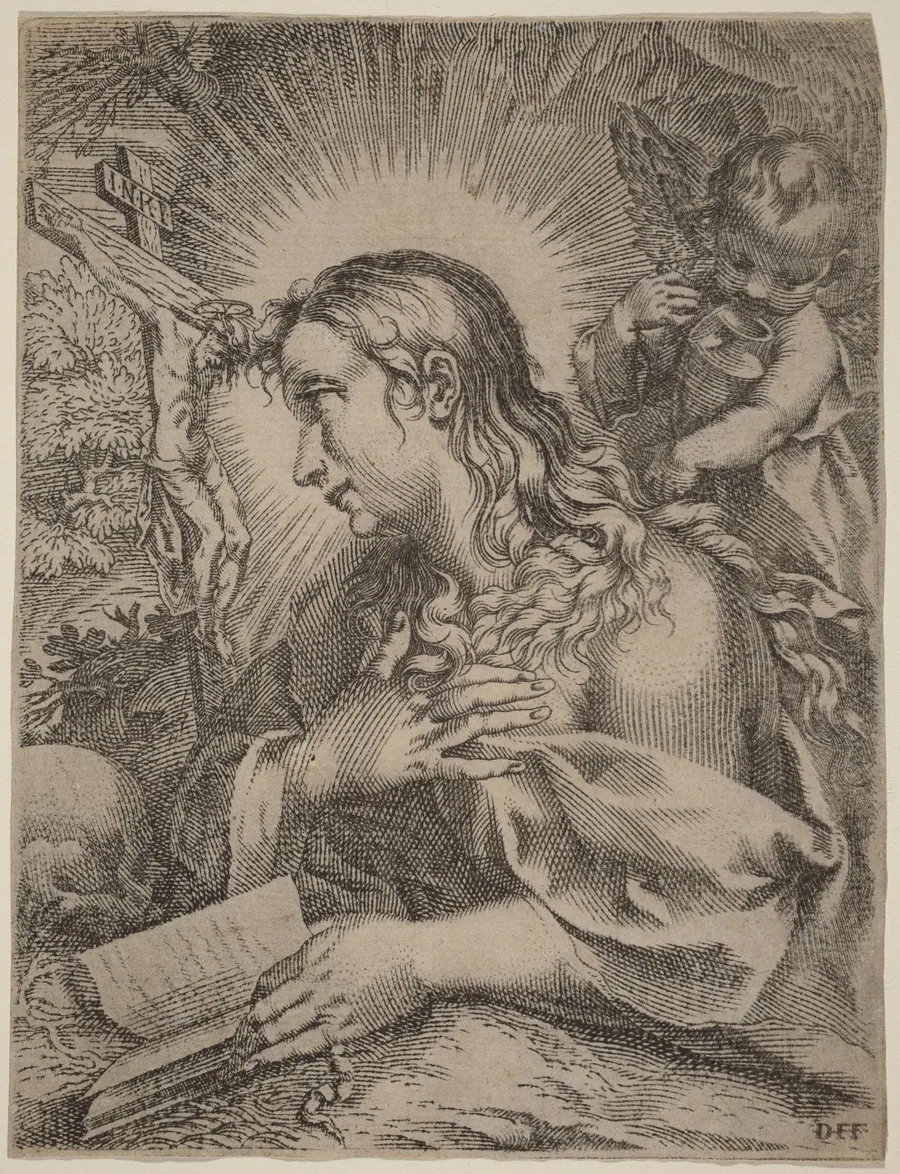 The Penitent Magdalene by Domenico Falcini