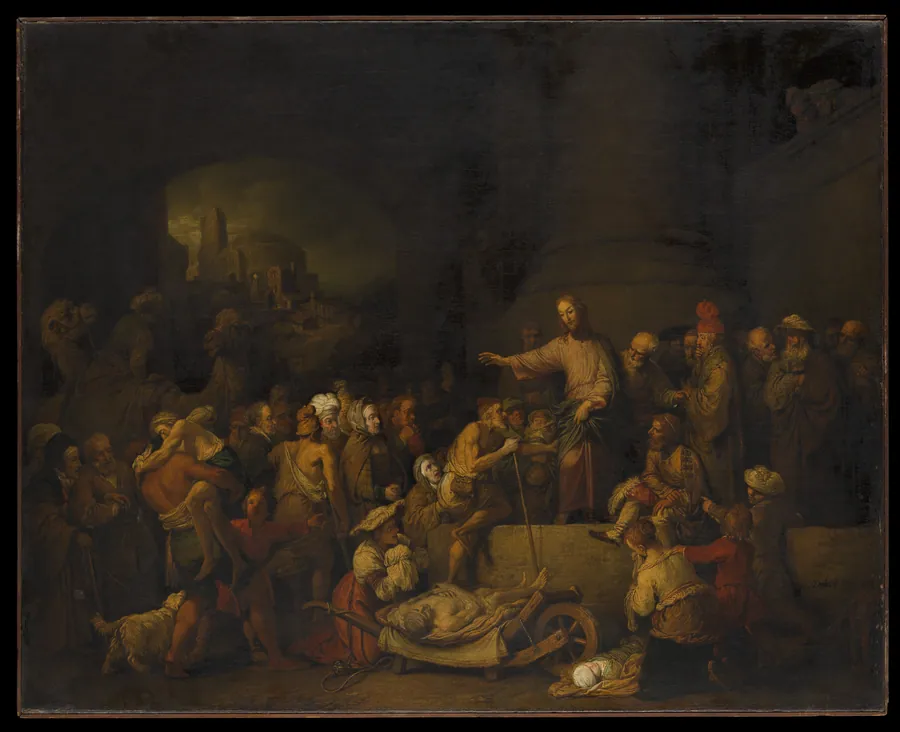 Christ Healing the Sick by Christian Wilhelm Ernst Dietrich