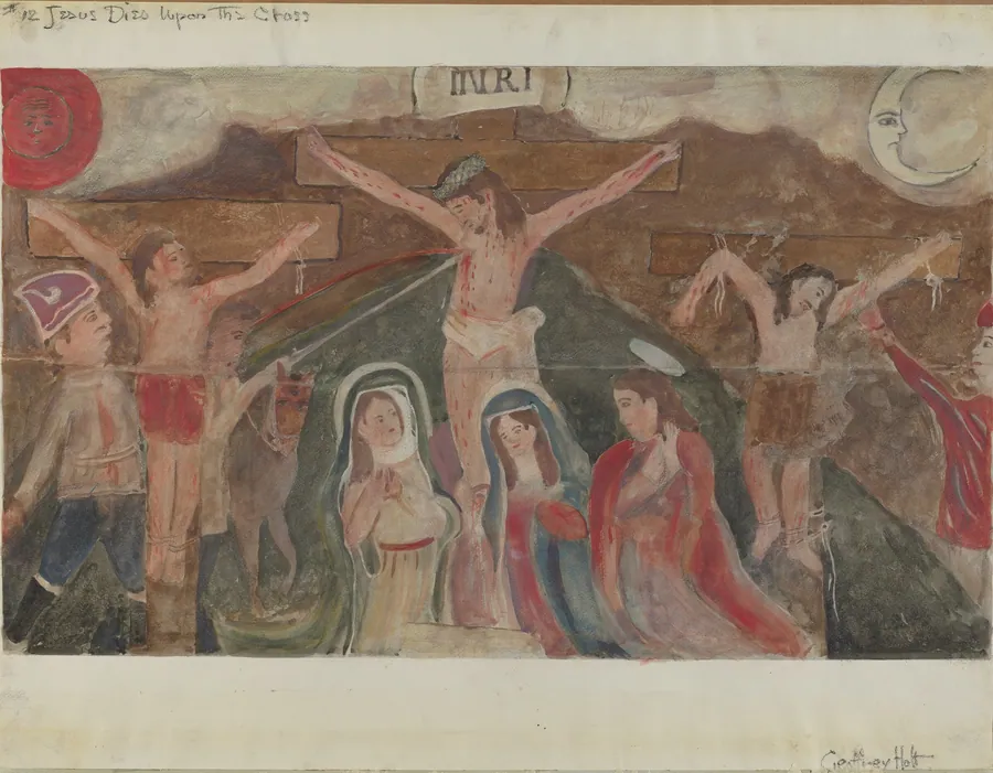 Station of the Cross No. 12: "Jesus Dies Upon the Cross" by Geoffrey Holt