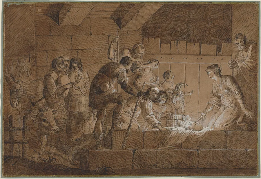 The Nativity by Giuliano Traballesi