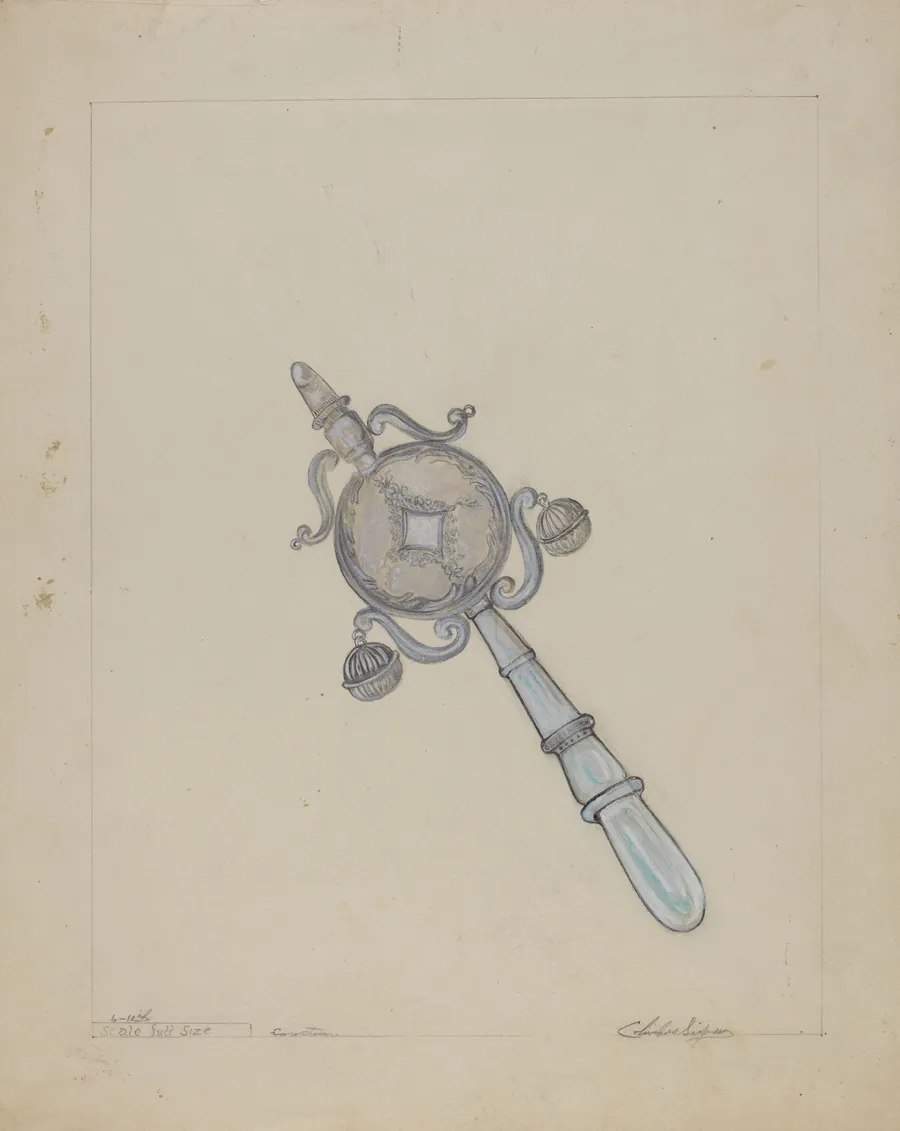 Baby's Rattle by Columbus Simpson
