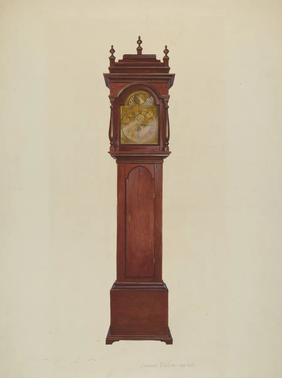 Grandfather Clock by James Fisher