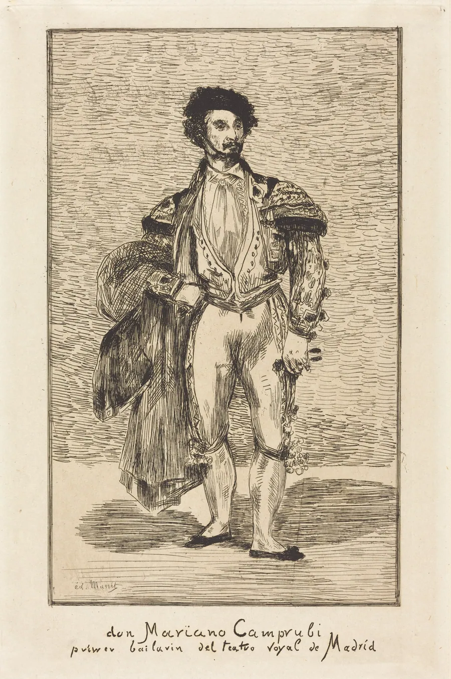 Don Mariano Camprubi (Le Bailarin) by Edouard Manet