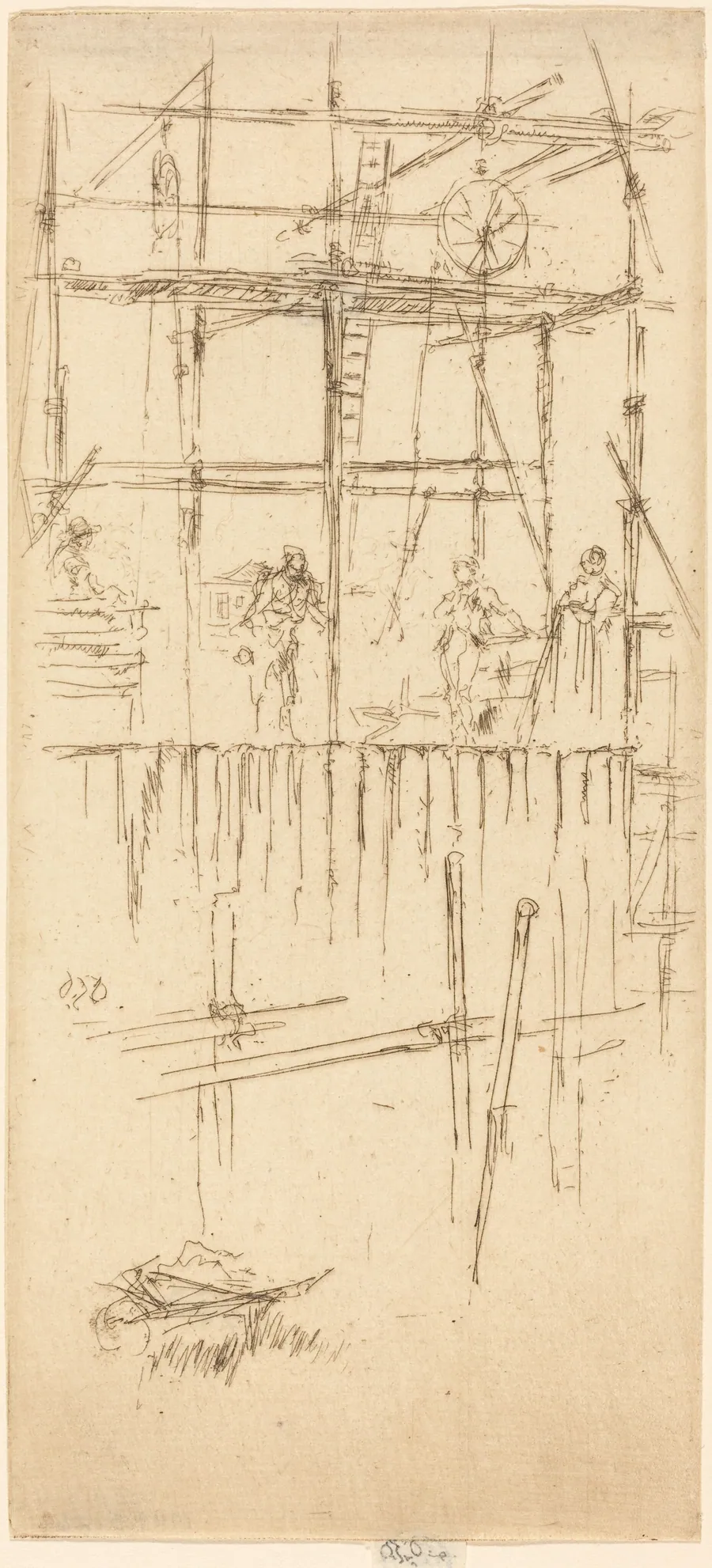 Savoy Scaffolding by James McNeill Whistler
