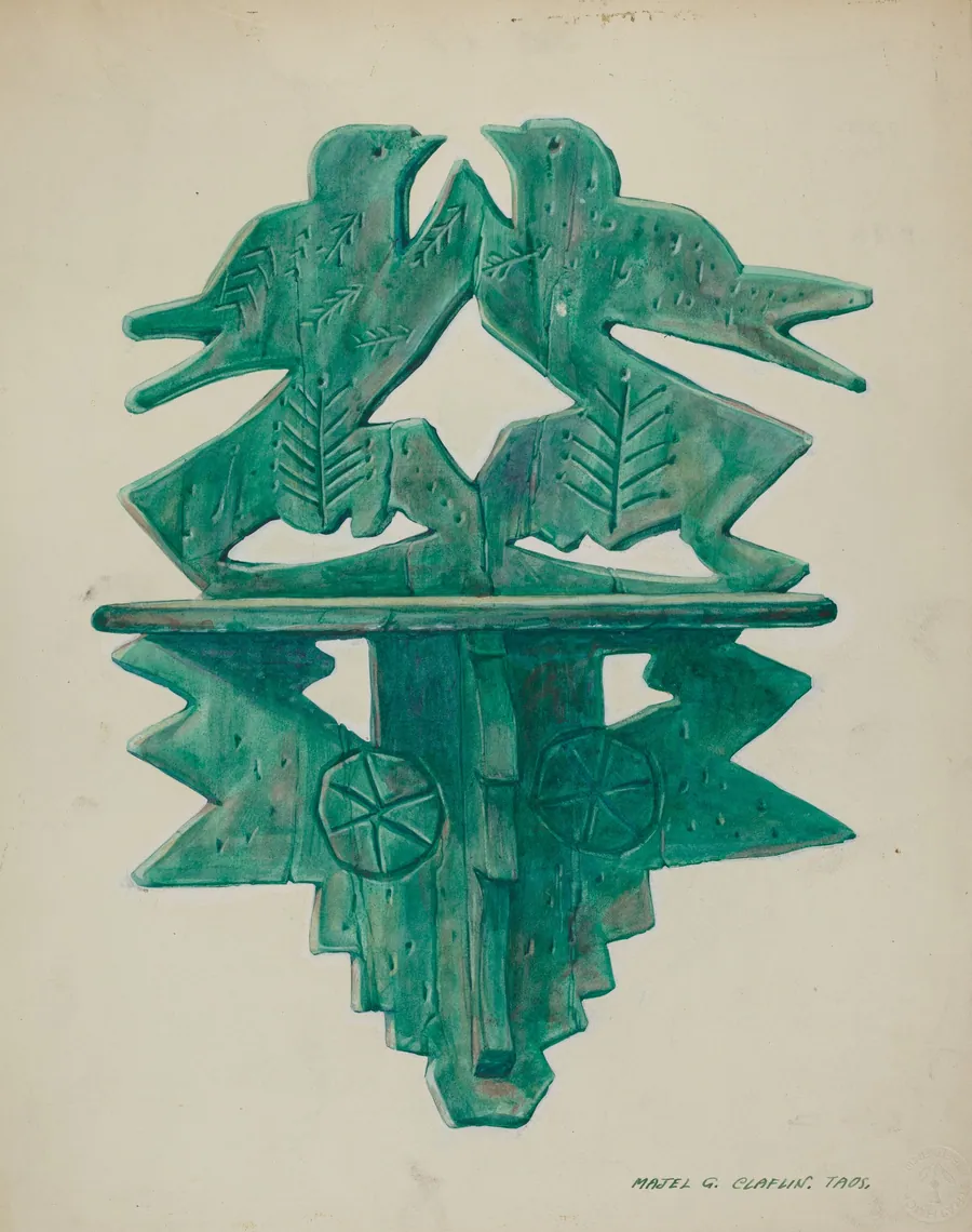 "Bird" Shelf by Majel G. Claflin