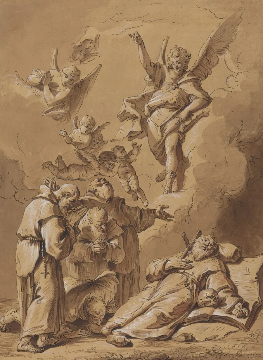 Death of a Holy Friar by Anonymous Artist