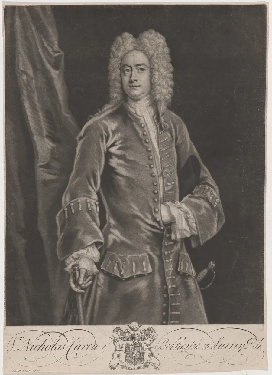 Sir Nicholas Caren of Beddington by John Faber II