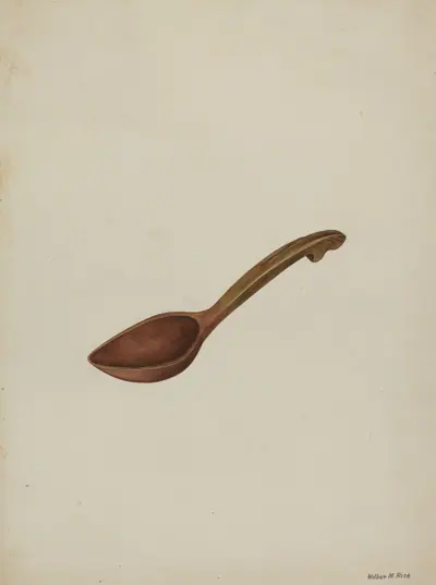 Oval Wooden Spoon