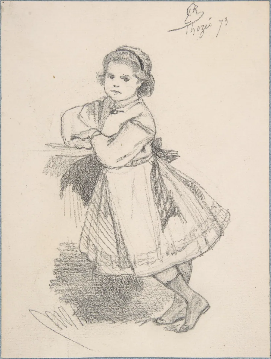 Little Girl by Félicien Rops