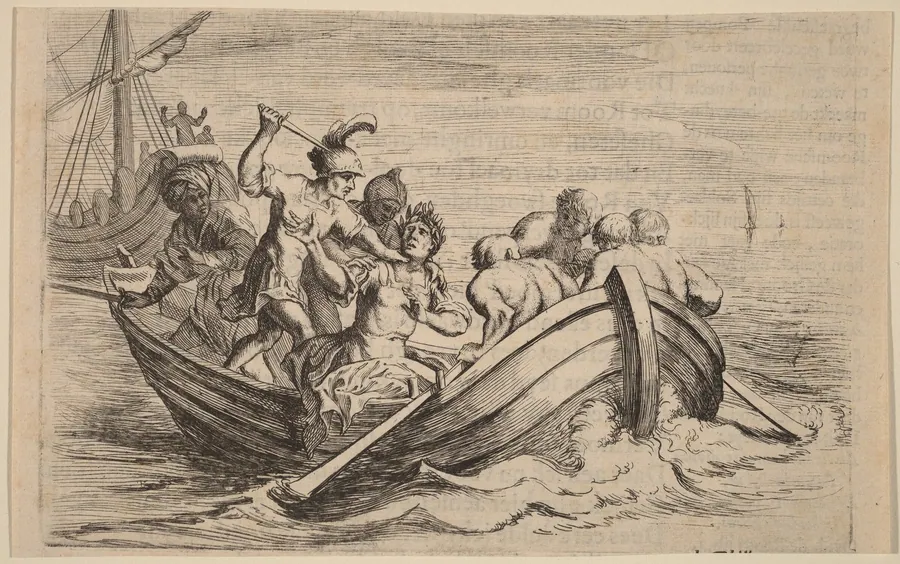The Stabbing of Pompey by Willem Basse
