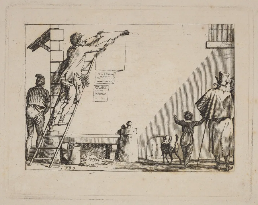 Colleur (Billposter) by Jean Duplessis-Bertaux