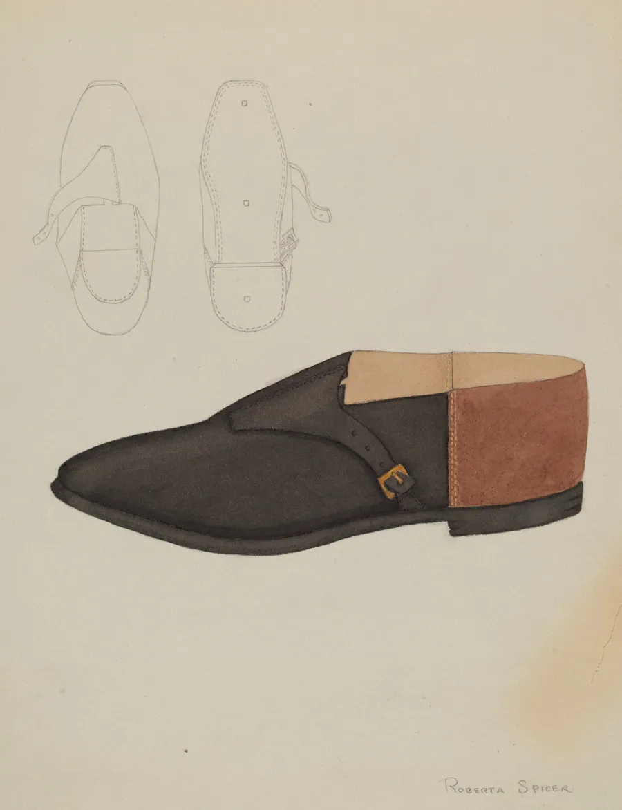 Man's Shoes by Roberta Spicer