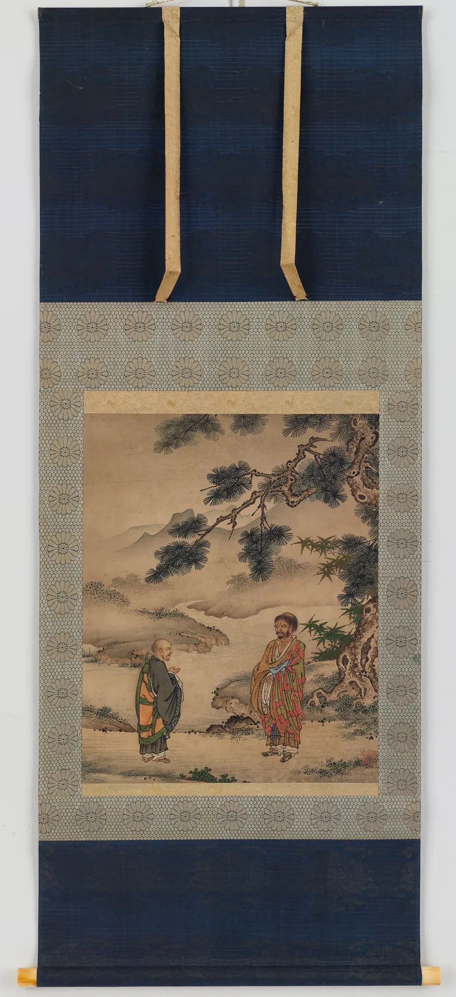 Encounter of Yun-men Wen-yen and Fa-yen Wen-i by Kenko Shokei (ca.1480-ca.1518)
