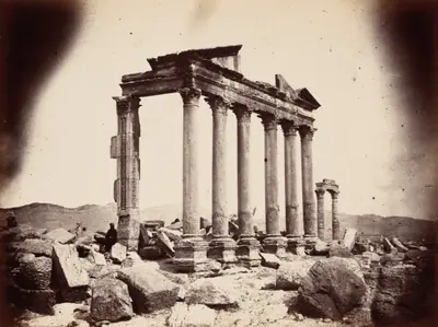 Mausolée à l'Extrémité Ouest de la Colonnade, Palmyre (Mausoleum at the Western End of the Colonnade, Palmyra)
