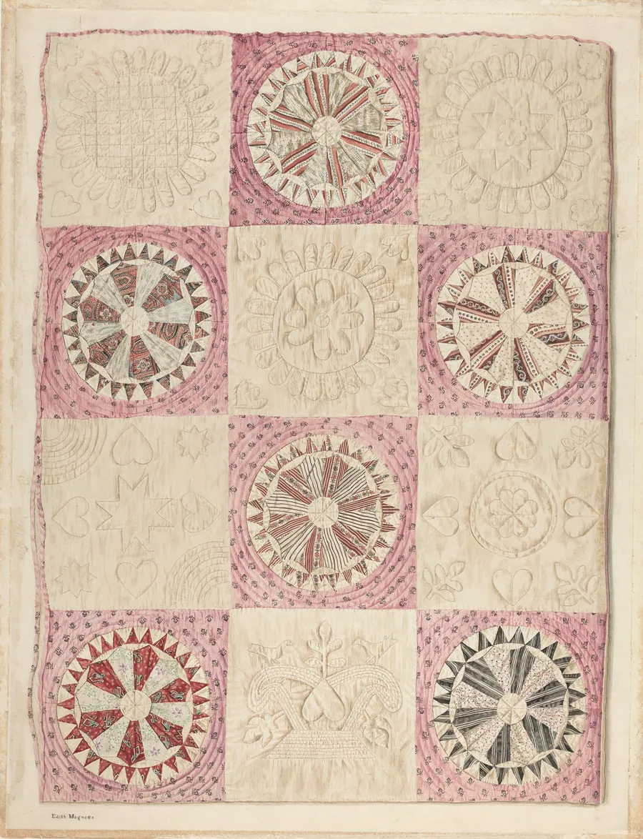 Wheel of Fortune Quilt by Edith Magnette