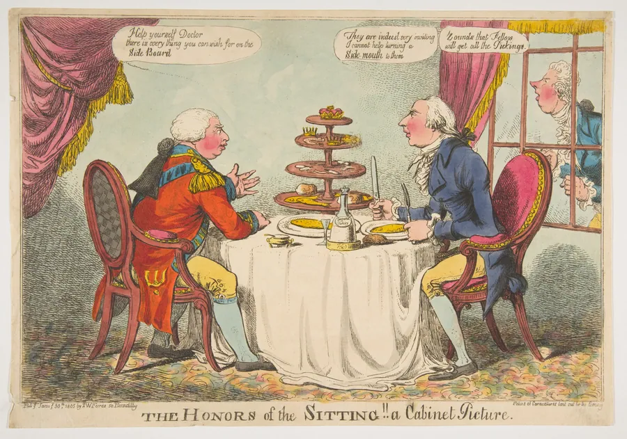 The Honors of the Sitting! A Cabinet Picture by Charles Williams