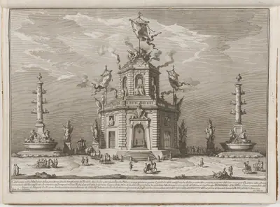 The Seconda Macchina for the Chinea of 1753: The Quarters of the Royal Militia