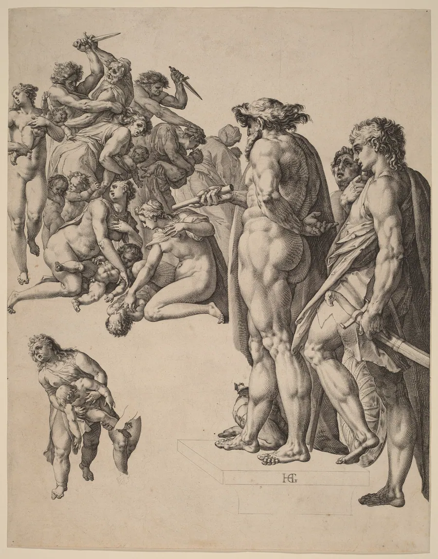 The Massacre of the Innocents by Hendrick Goltzius