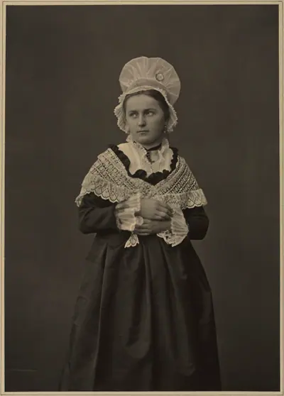 Woman in Lorraine Dress
