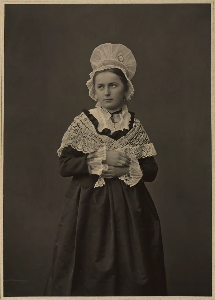 Woman in Lorraine Dress by Adolphe Braun