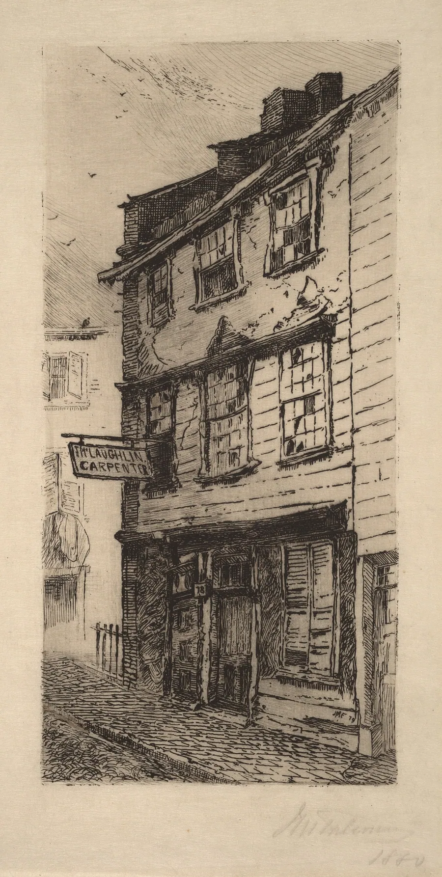 78 Cross Street, Boston, Massachusetts by John Mackie Falconer