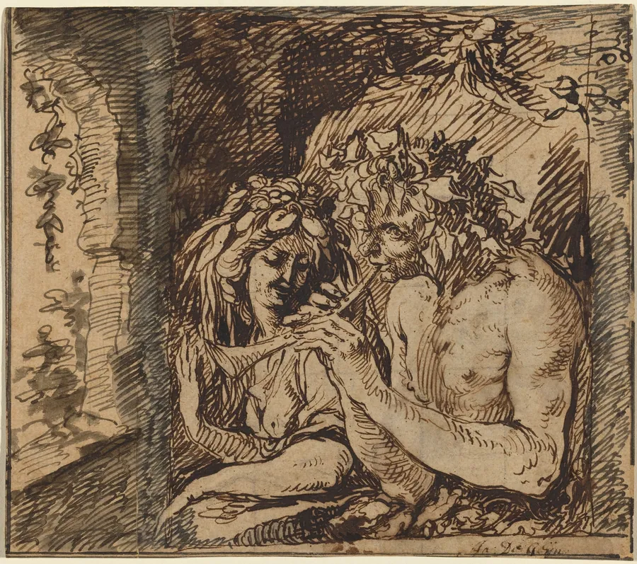 Bacchus and Ceres by Jacques de Gheyn II