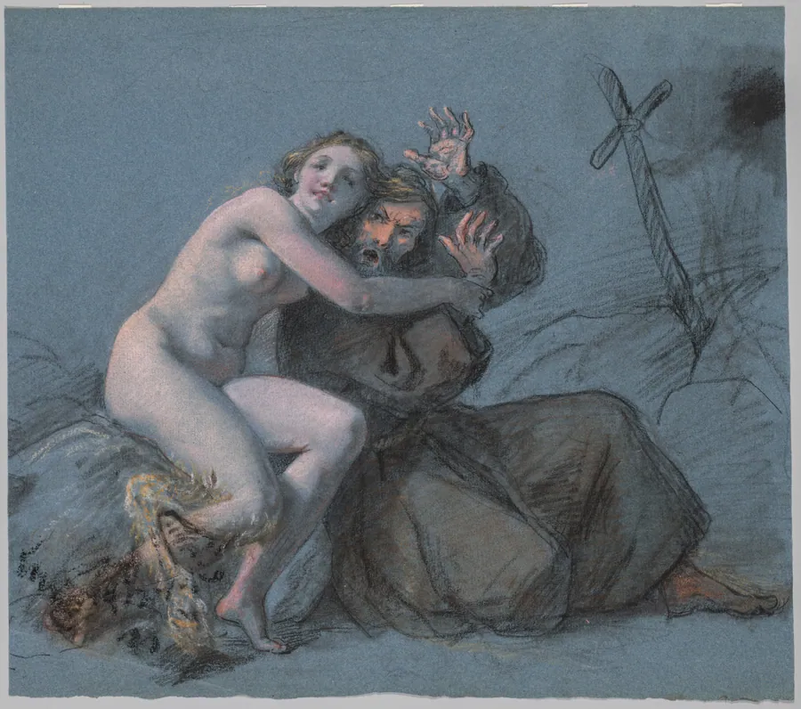 The Temptation of St. Anthony by Julien Léopold Boilly
