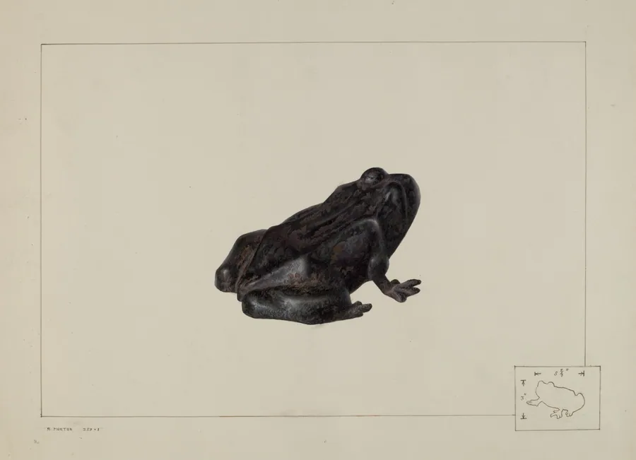 Cast Iron Frog by Ralph Morton