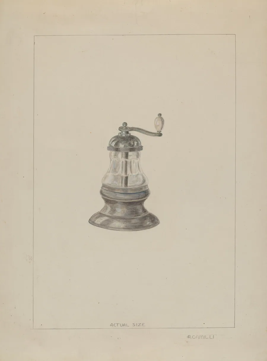 Pepper Grinder by Albert Camilli