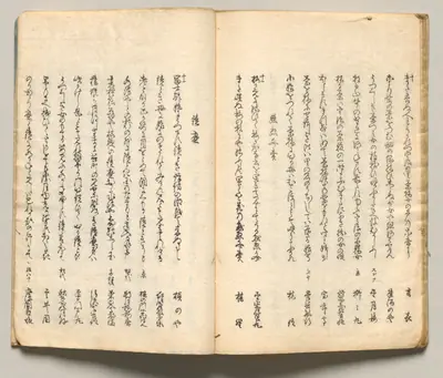 Spread Sixteen from Volume Seven of People of Japan in Light Verse (Kyōka)