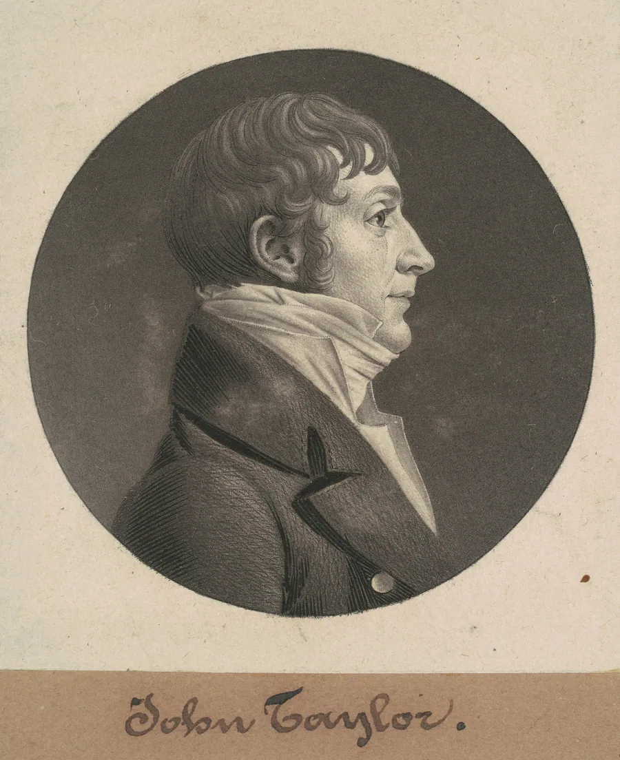 John Taylor by Charles B. J. Févret de Saint-Mémin