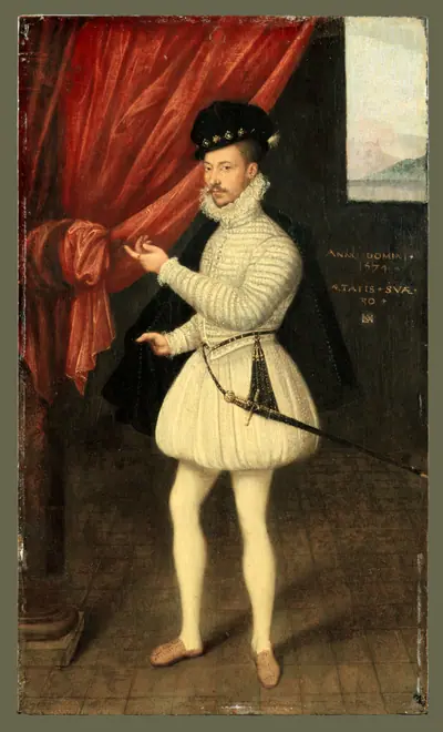 Portrait of a Man in White