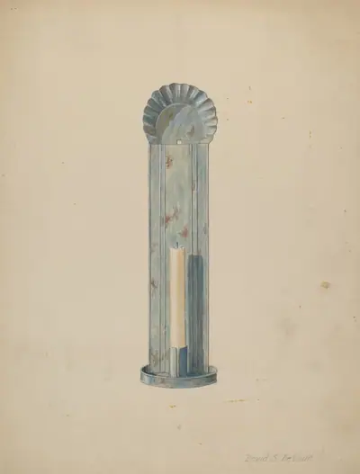 Tole Candlebrum
