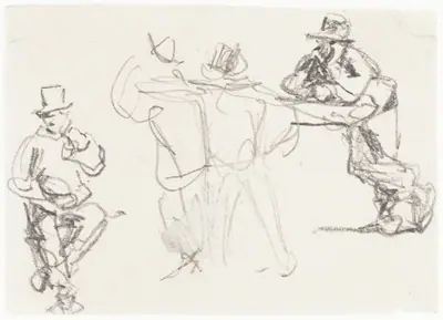 Studies of a Male Figure