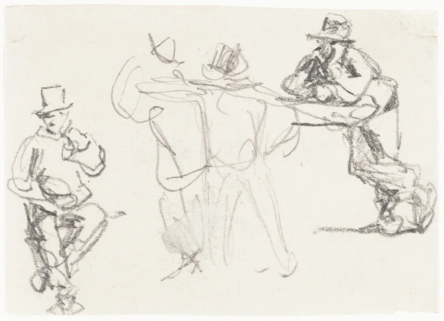Studies of a Male Figure by William Henry Hunt