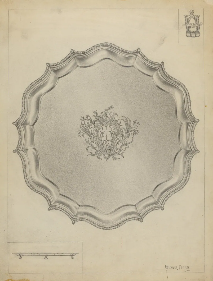 Silver Tray by Michael Fenga