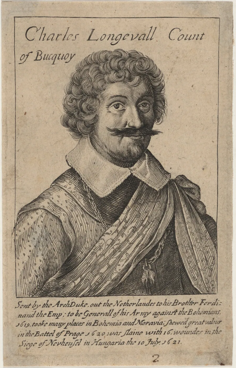 Charles, Count of Bucquoy by Unknown 19th Century