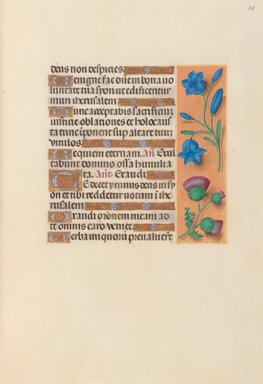 Hours of Queen Isabella the Catholic, Queen of Spain:  Fol. 248r by Master of the First Prayerbook of Maximillian
