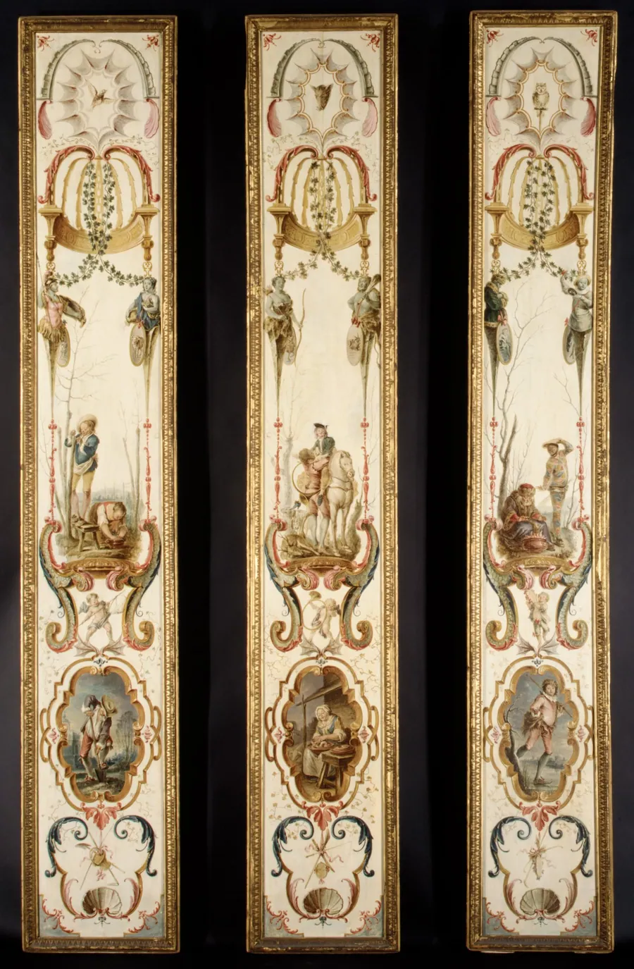March and April (part of a set illustrating the months of the year) by Antoine Watteau