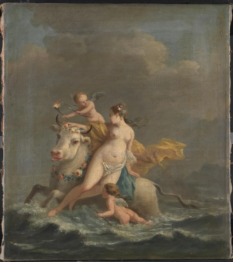Europas bortførelse by Johann Heinrich Tischbein (I)