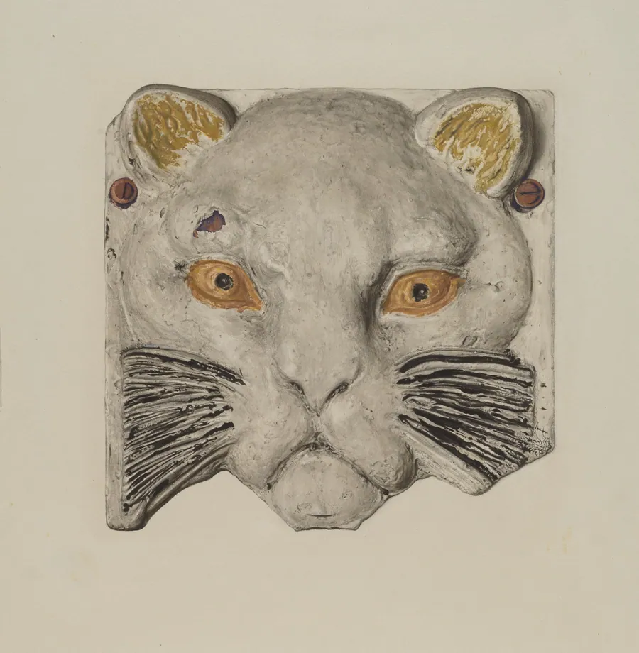 Cat's Head by Harriette Gale