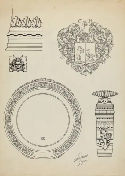 Silver Tankard: Detail