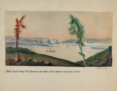 "Clermont on Hudson" Painting