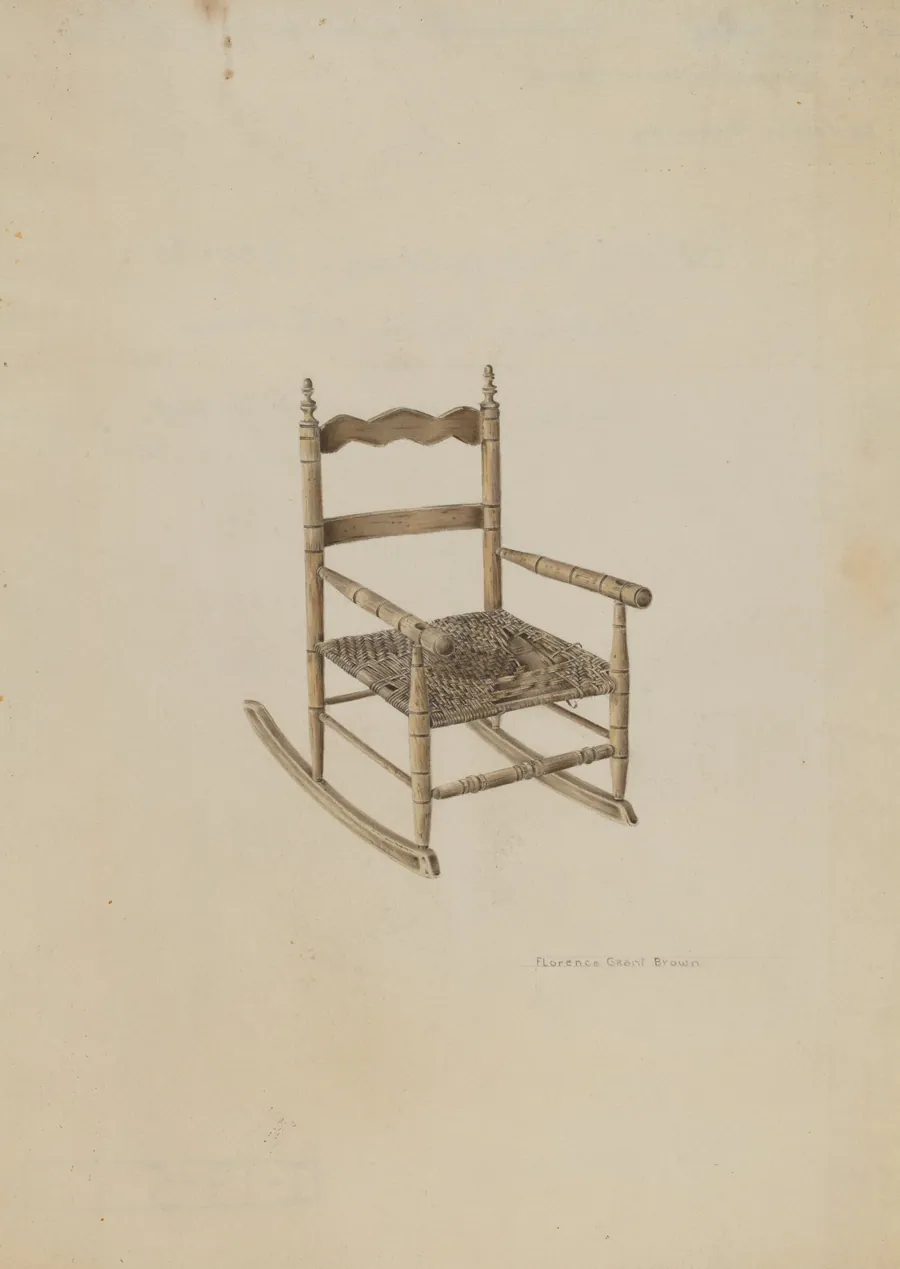 Child's Rocking Chair by Florence Grant Brown