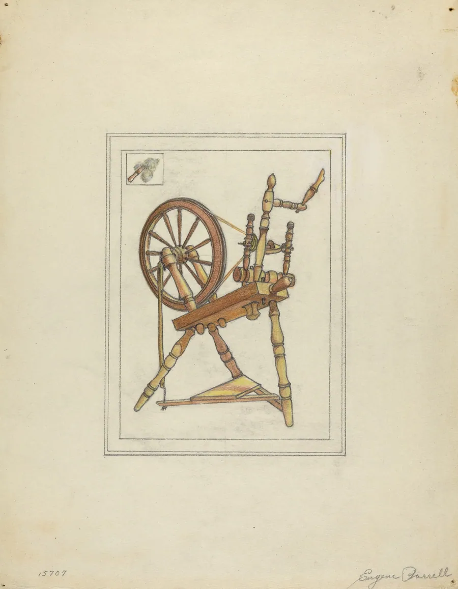 Spinning Wheel by Eugene Barrell